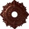 Ekena Millwork Riley Ceiling Medallion (Fits Canopies up to 4 5/8"), 18"OD x 3 1/2"ID x 1 1/2"P, Antique Copper CM18RLACS - alternate 1